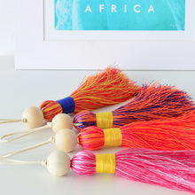 Load image into Gallery viewer, Tassels – Pink & Orange (XL)