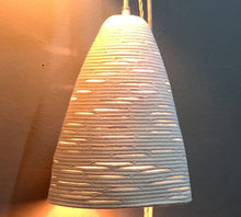 Load image into Gallery viewer, Mia Melange Beehive Lamp Shade (Ivory)