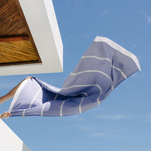 Load image into Gallery viewer, Mungo Itawuli Hand Towel & Bath Sheet (Blue Moon)