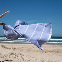 Load image into Gallery viewer, Mungo Itawuli Hand Towel & Bath Sheet (Blue Moon)