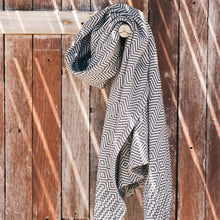 Load image into Gallery viewer, Mungo Makuba Blanket/Throw (Midnight)