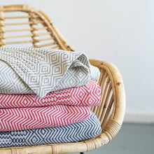 Load image into Gallery viewer, Mungo Makuba Blanket/Throw (Smoke)