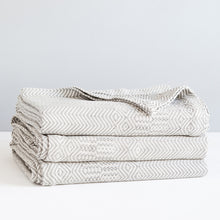 Load image into Gallery viewer, Mungo Makuba Blanket/Throw (Smoke)