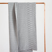 Load image into Gallery viewer, Mungo Bakuba Blanket/Throw (Charcoal)
