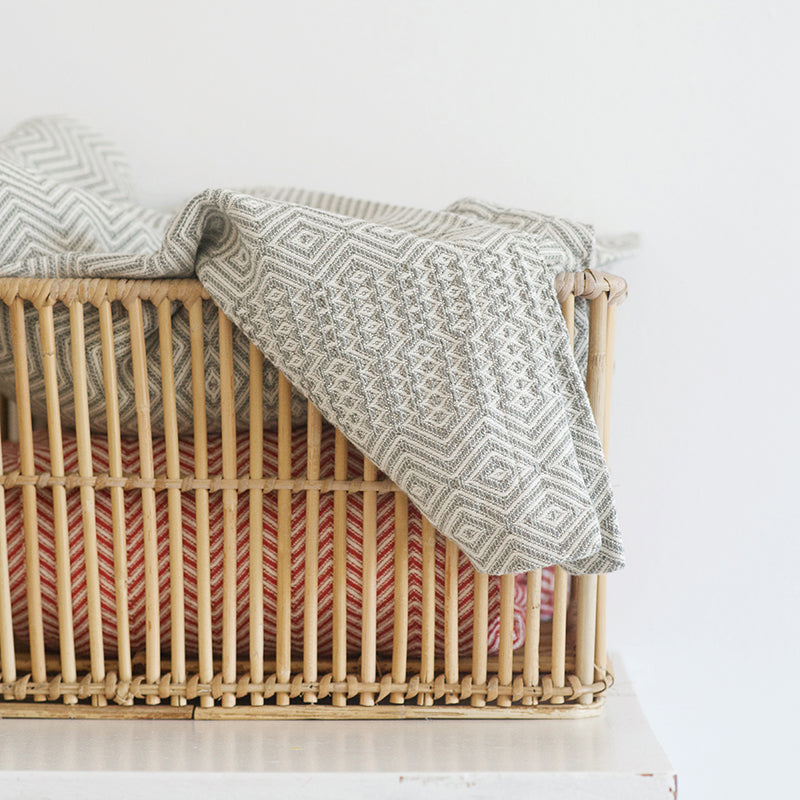 Mungo Makuba Blanket/Throw (Smoke)